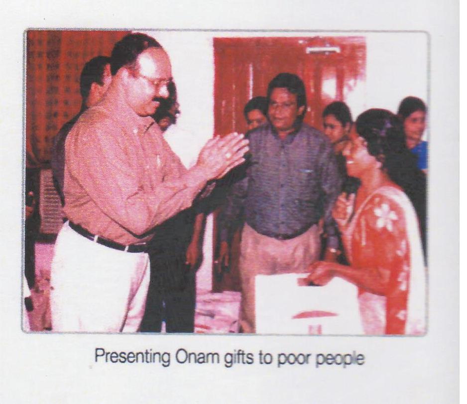 Onam Gifts to the Poor