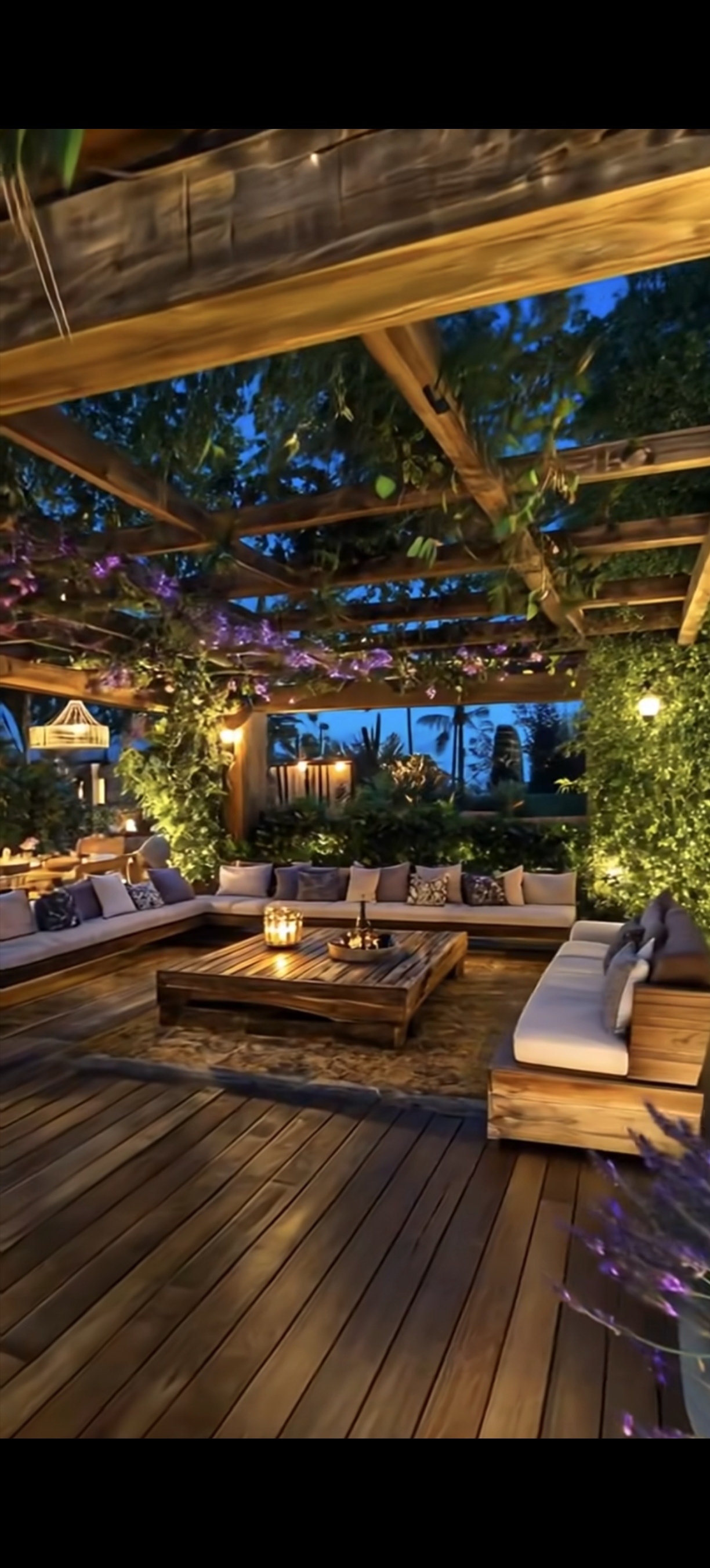 Terrasse Lounge Tropicale