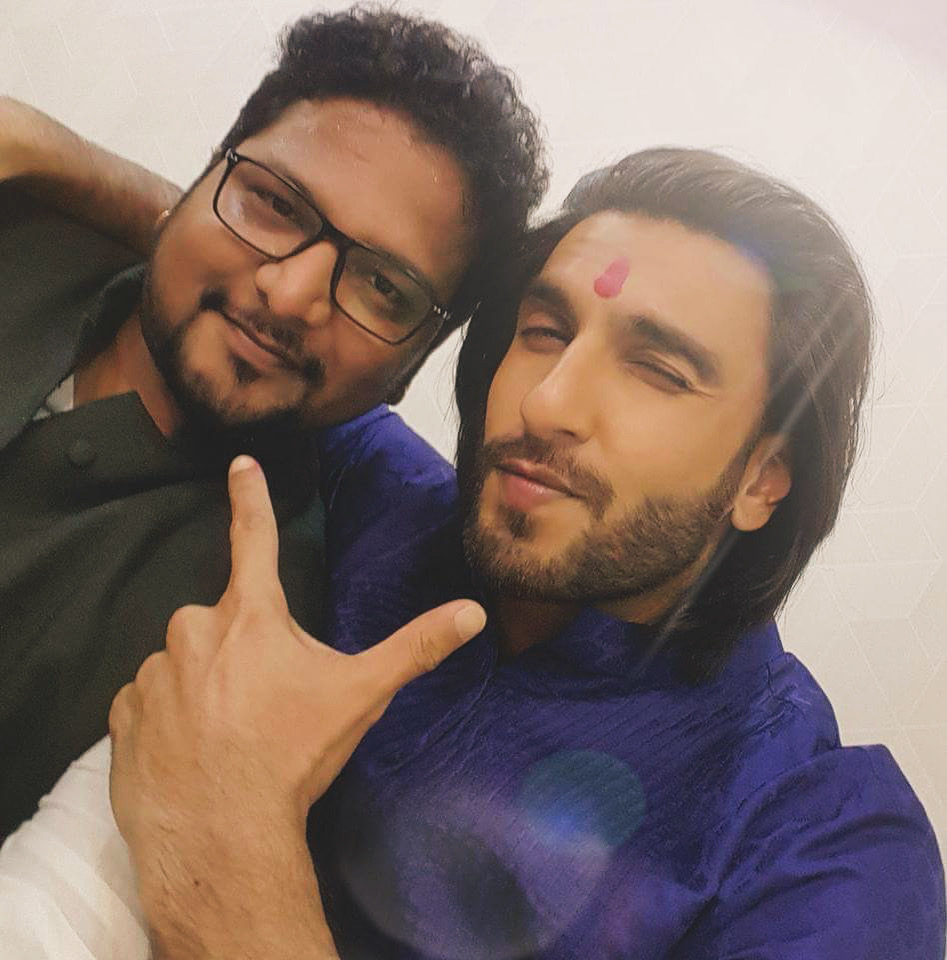 Vijay Kadechkarr with Ranveer Singh