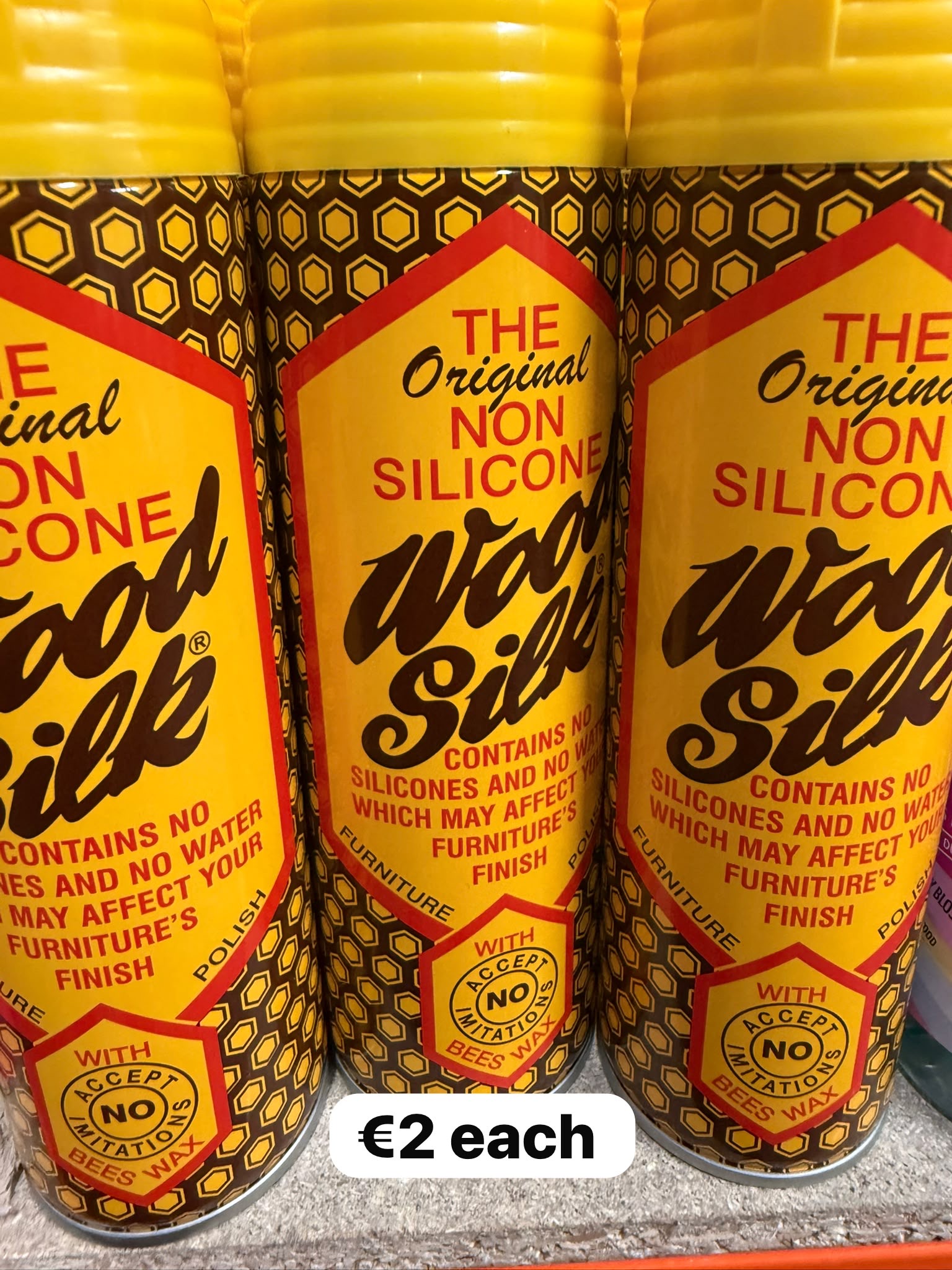 Wood Silk Non-Silicone Furniture Polish with Beeswax