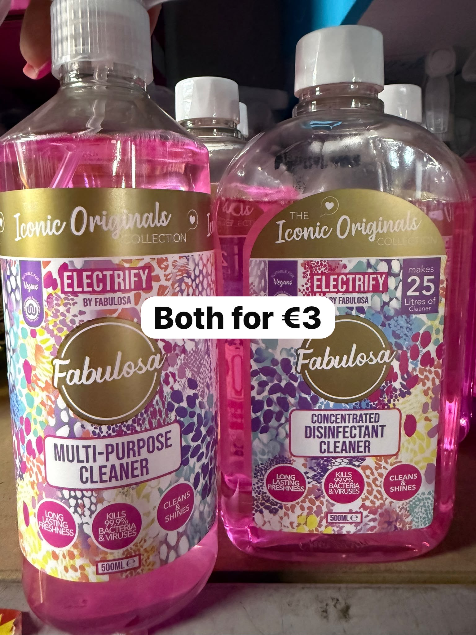 Fabulosa Electrify Cleaning Duo — Multi-Purpose + Disinfectant