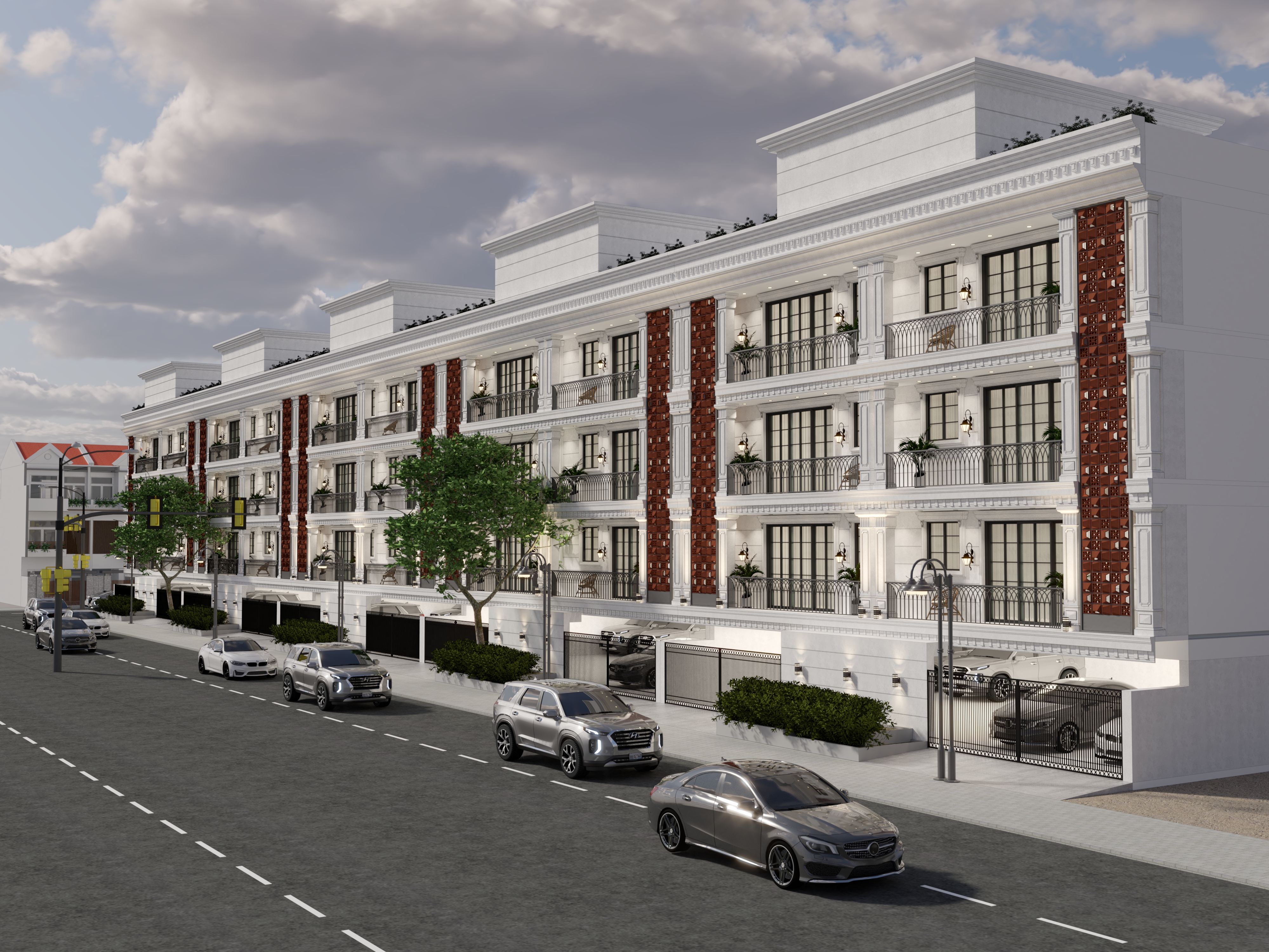 Neo-Classical Row Housing Colony | 1 Acre