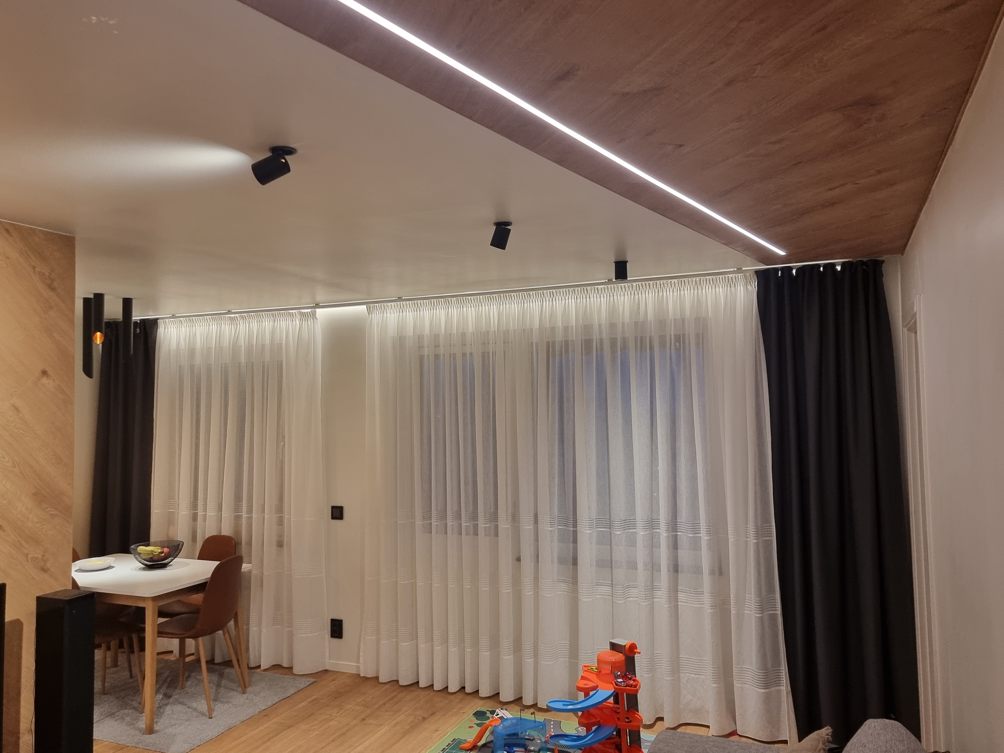 LED i trätak
