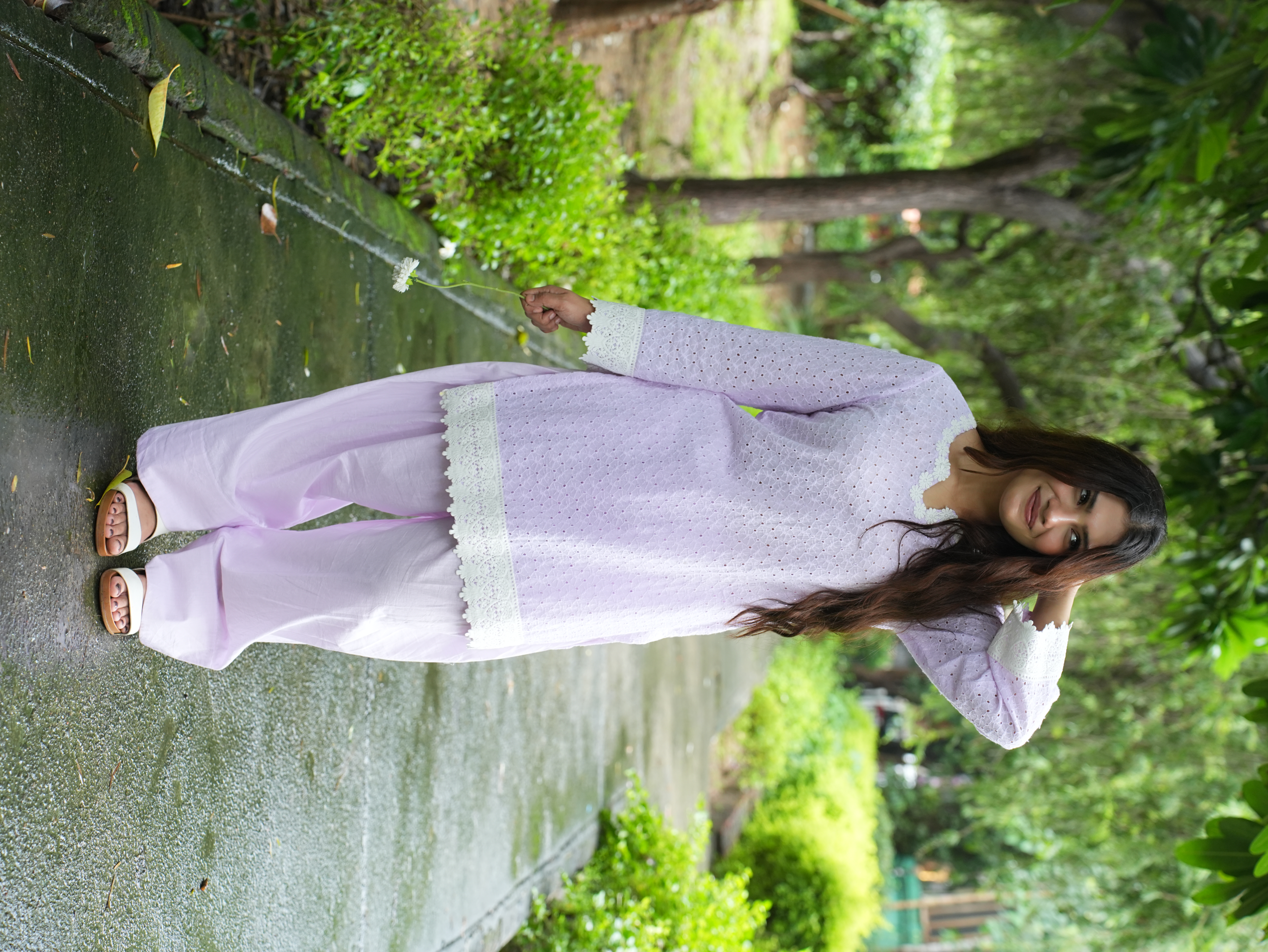 Cotton Laced Farshi Set 2