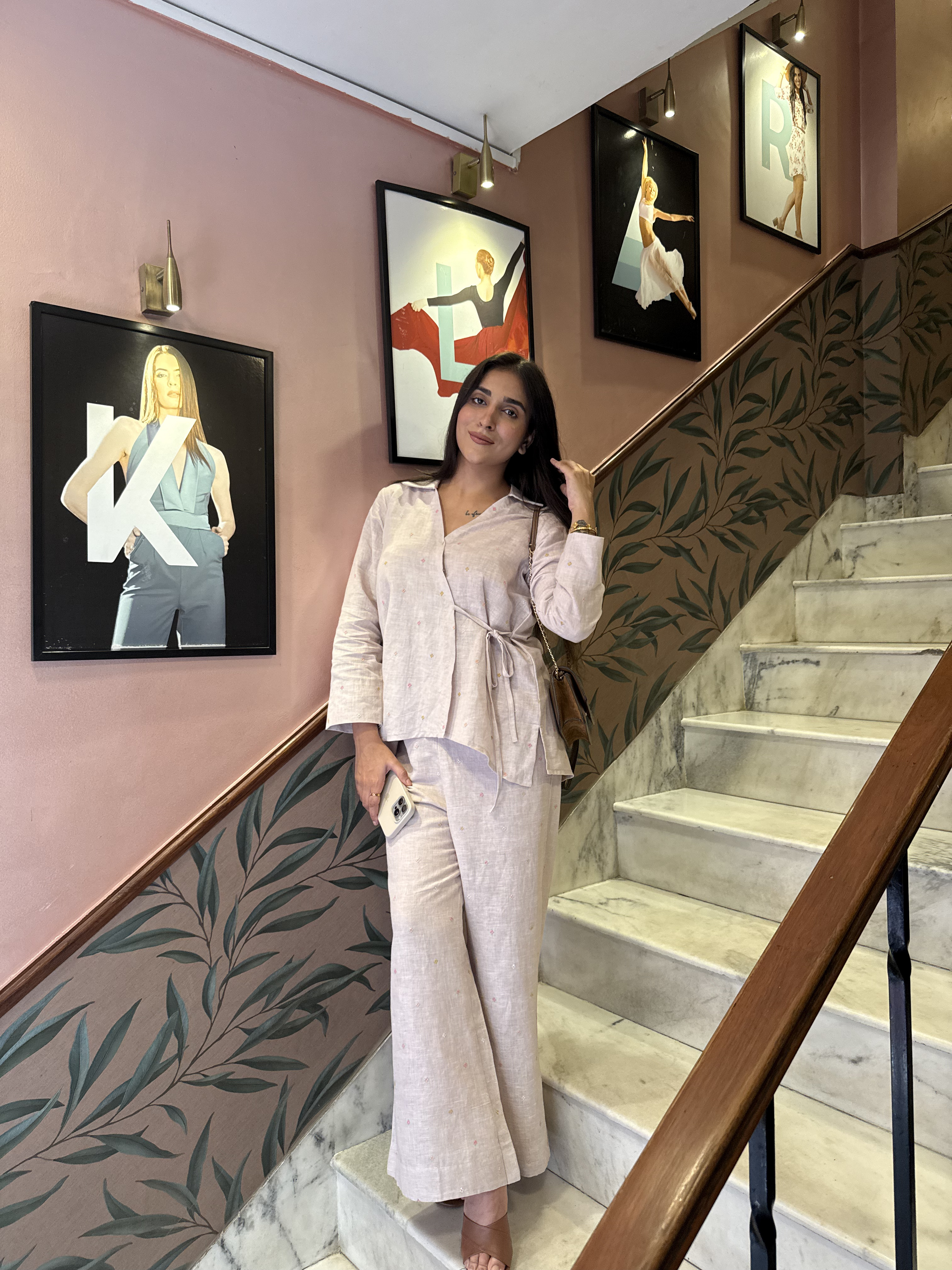 Embroidered Linen Co-ord Set 3
