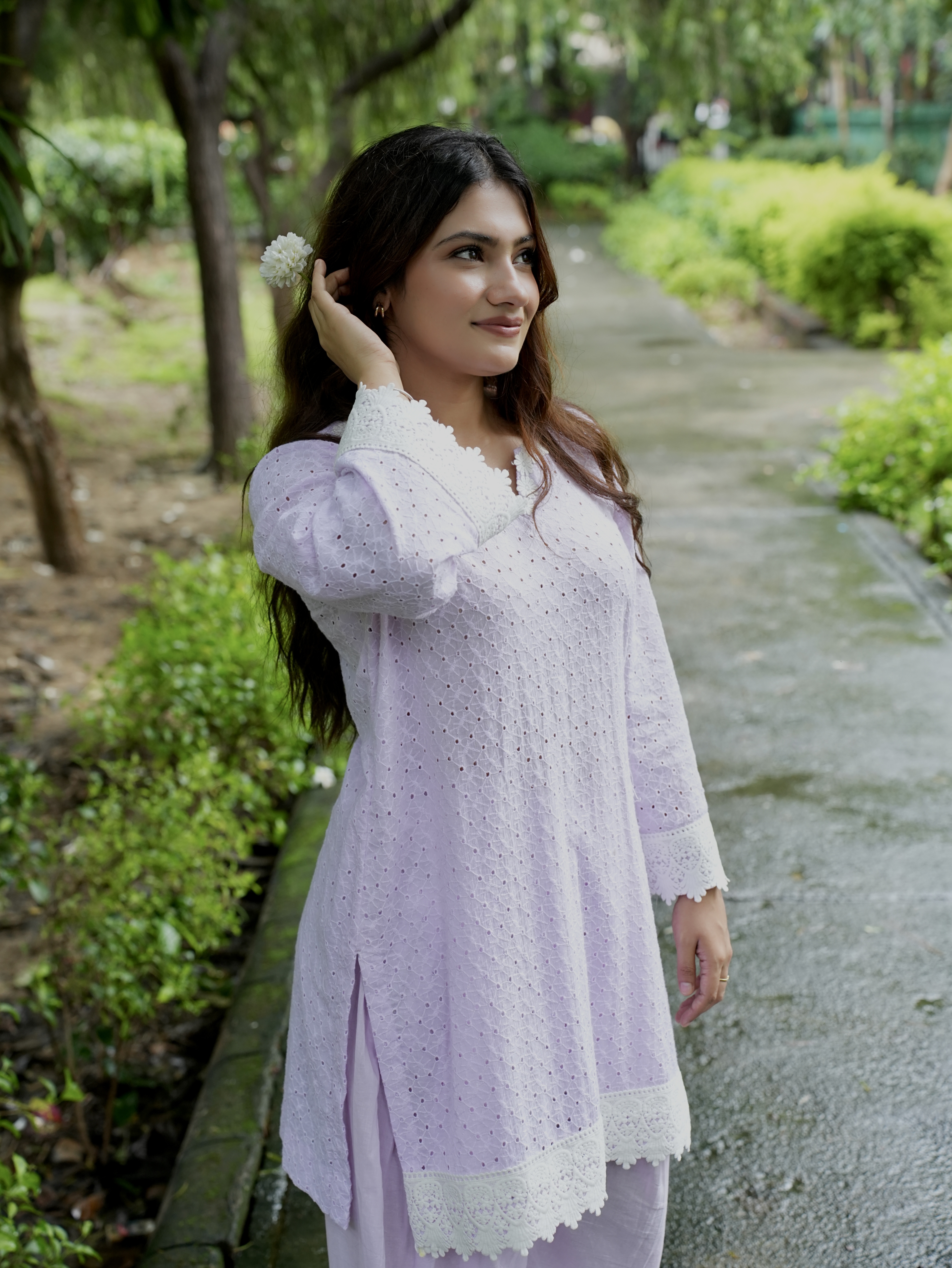 Cotton Laced Farshi Set 3