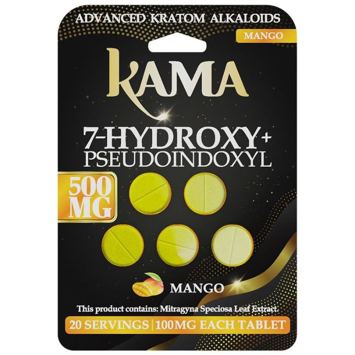 Kama 7-Hydroxy + Pseudoindoxyl 500mg — Mango available at SMOK CITY smoke shop in Morrisville PA