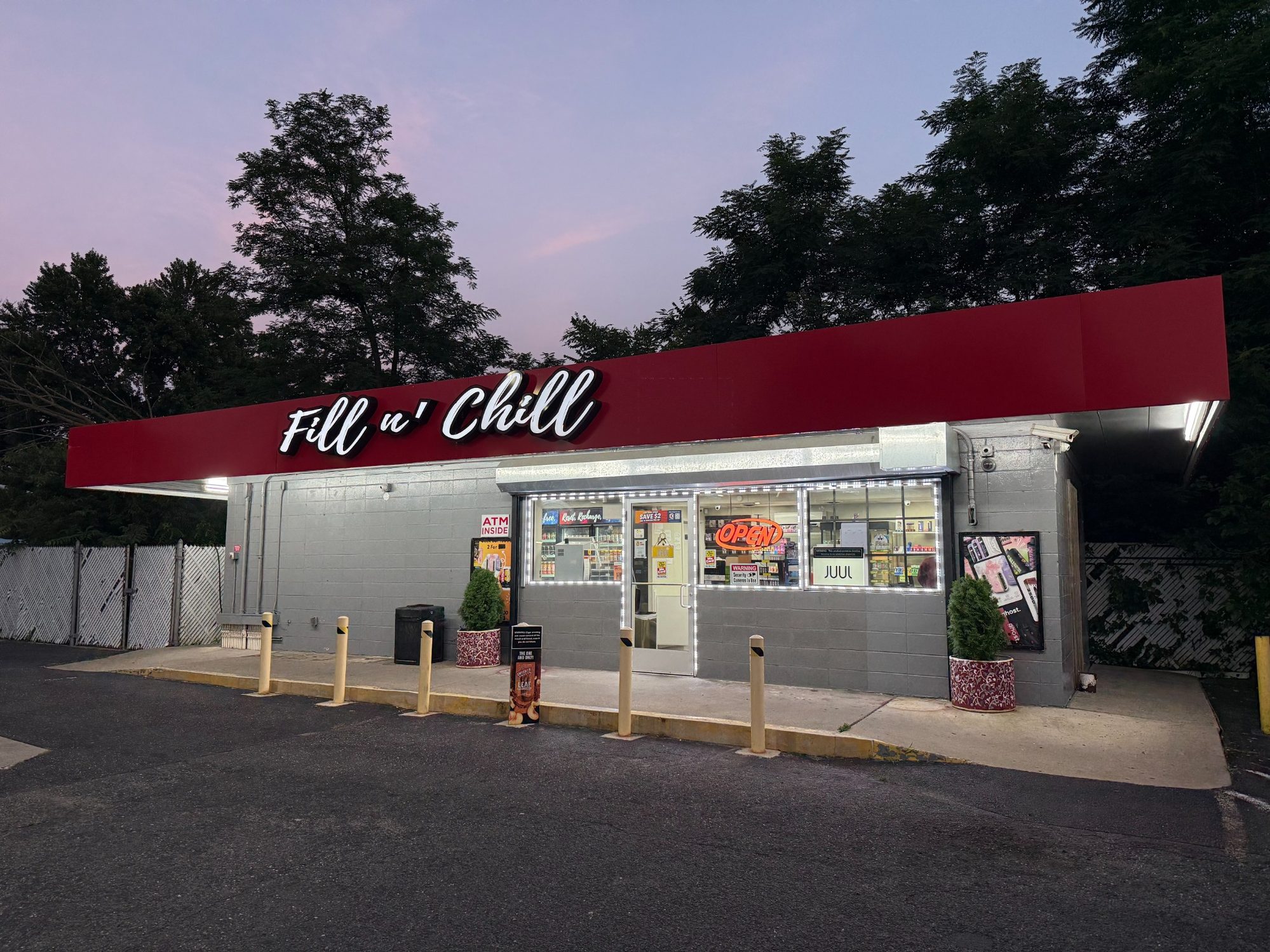 Premium smoke and vape shop interior in Maple Shade NJ