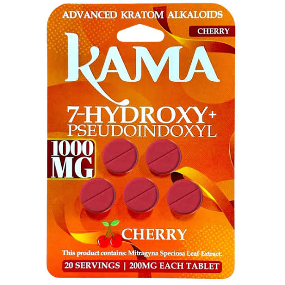 Kama 7-Hydroxy + Pseudoindoxyl 1000mg — Cherry available at SMOK CITY smoke shop in Morrisville PA