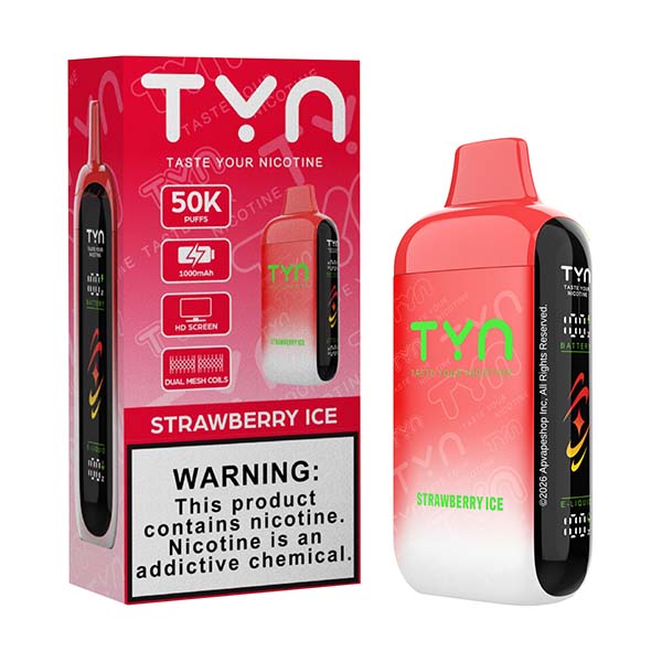 TYN 50K Puffs available at SMOK CITY smoke shop in Morrisville PA