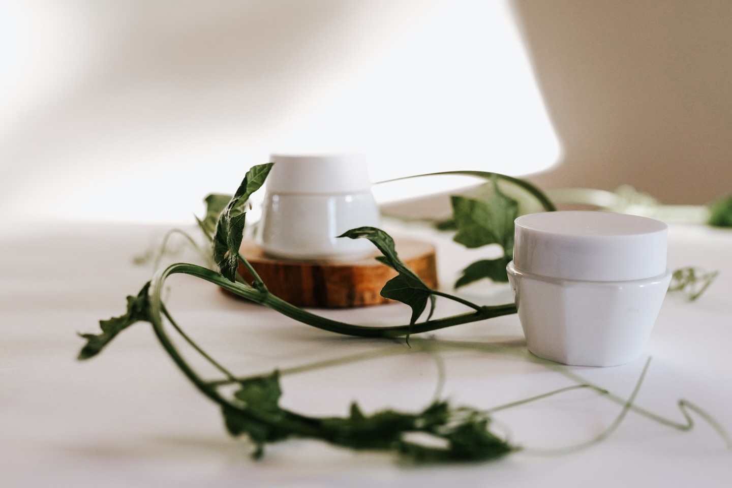 Pretty Green skincare with vines