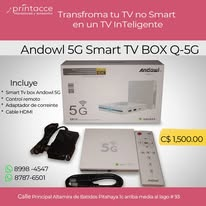 Andowl 5G Smart TV BOX Q-5G