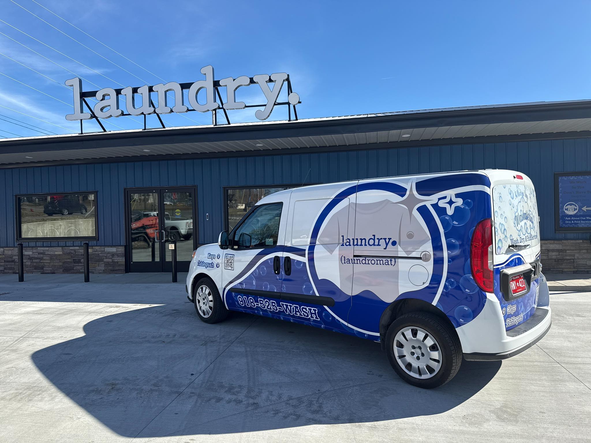 LaundryDot delivery van