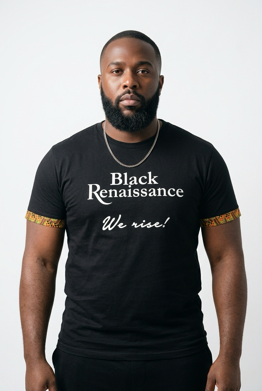 Black Renaissance Tee — Onyx Black