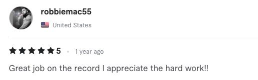 Artist testimonial