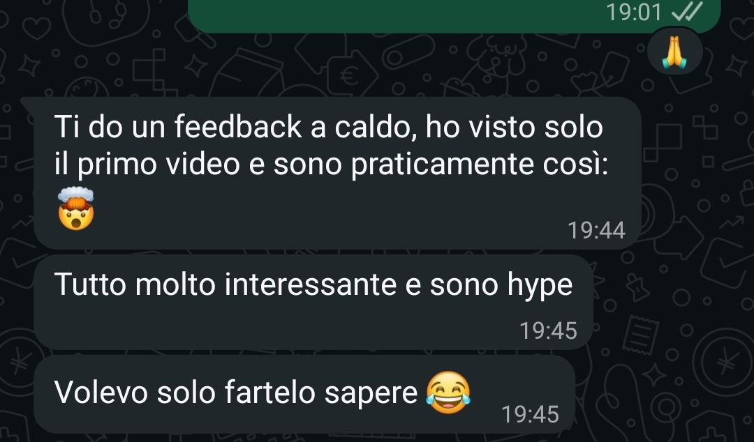 Testimonianza WhatsApp