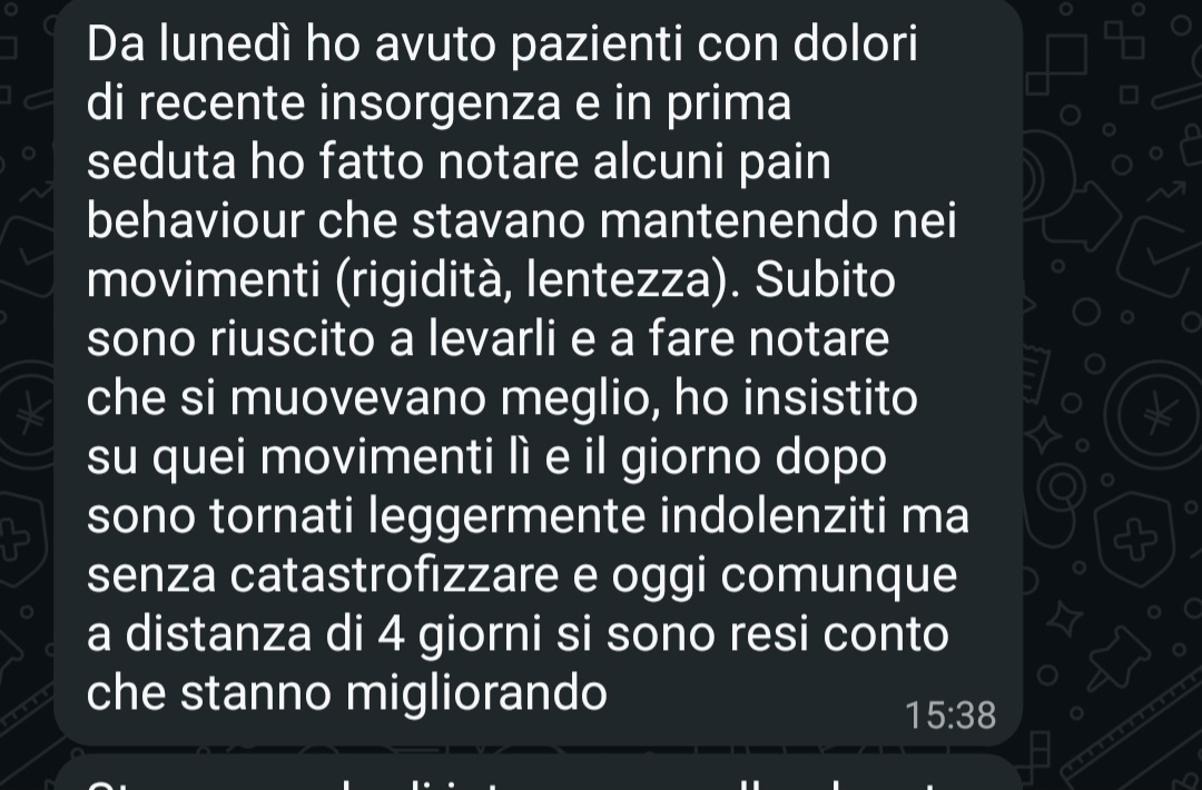 Testimonianza WhatsApp