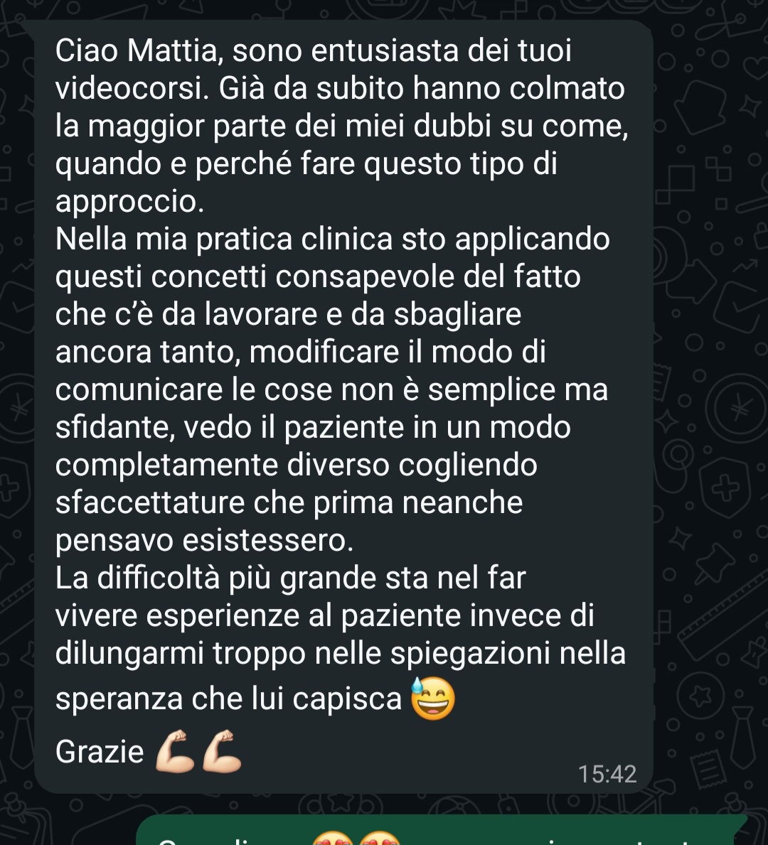 Testimonianza WhatsApp