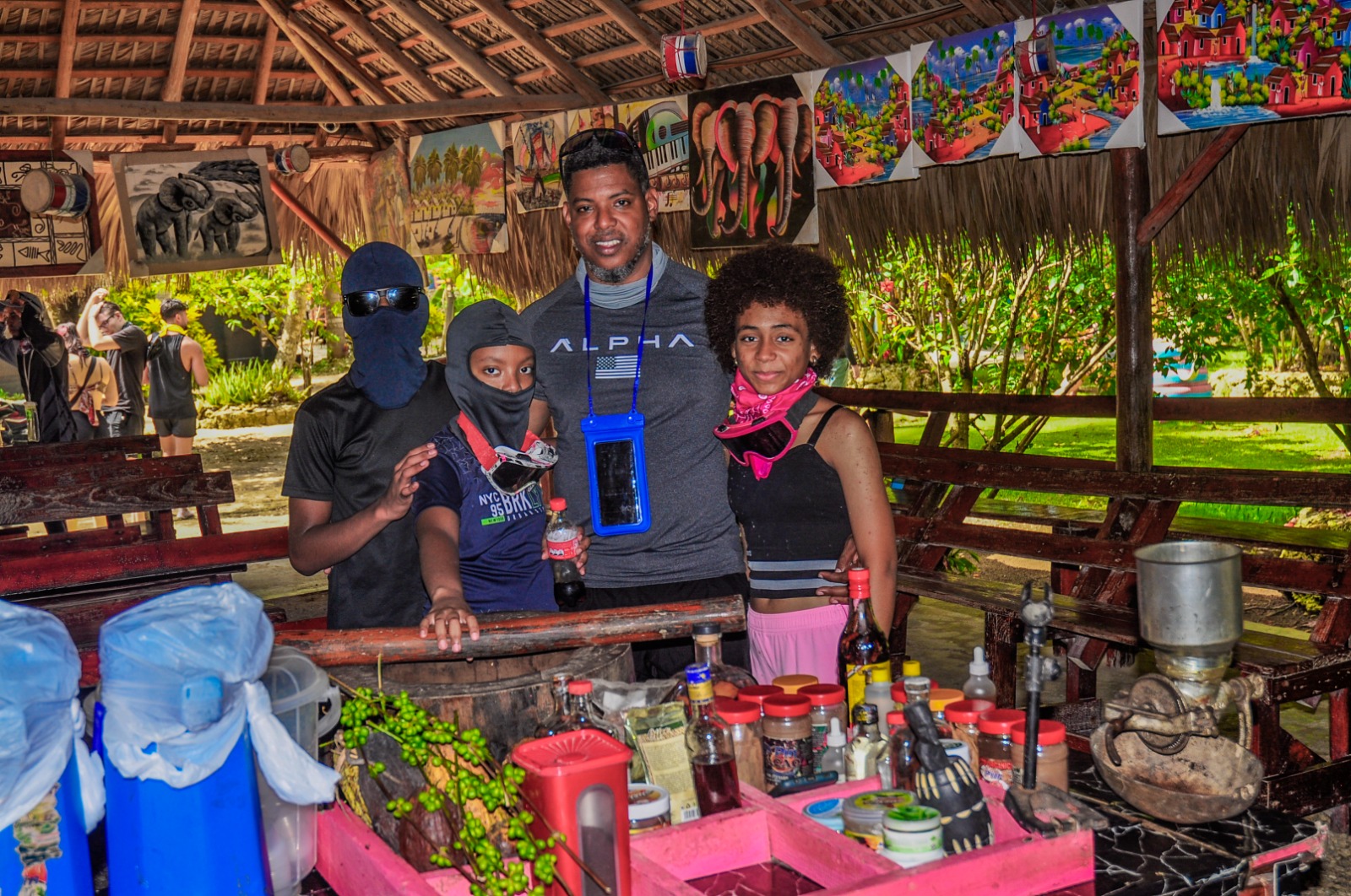 Local tasting experience during Punta Cana buggy excursion