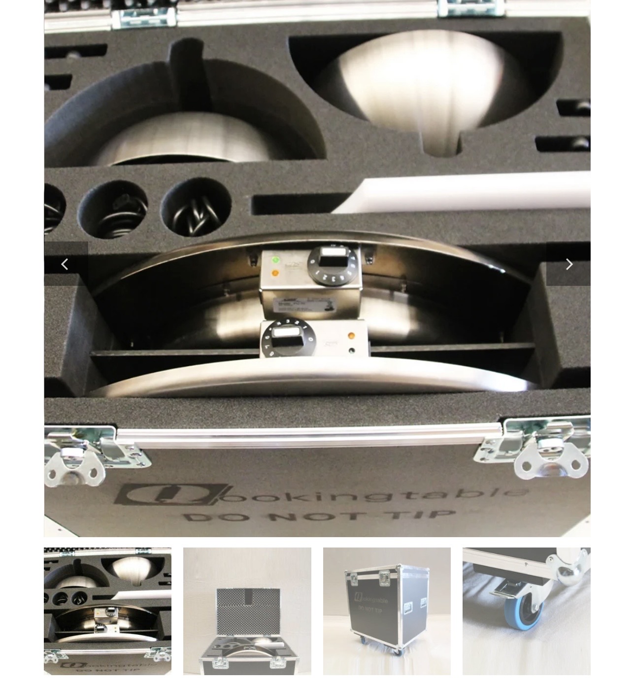 Interior — every component cradled in its own cut-out