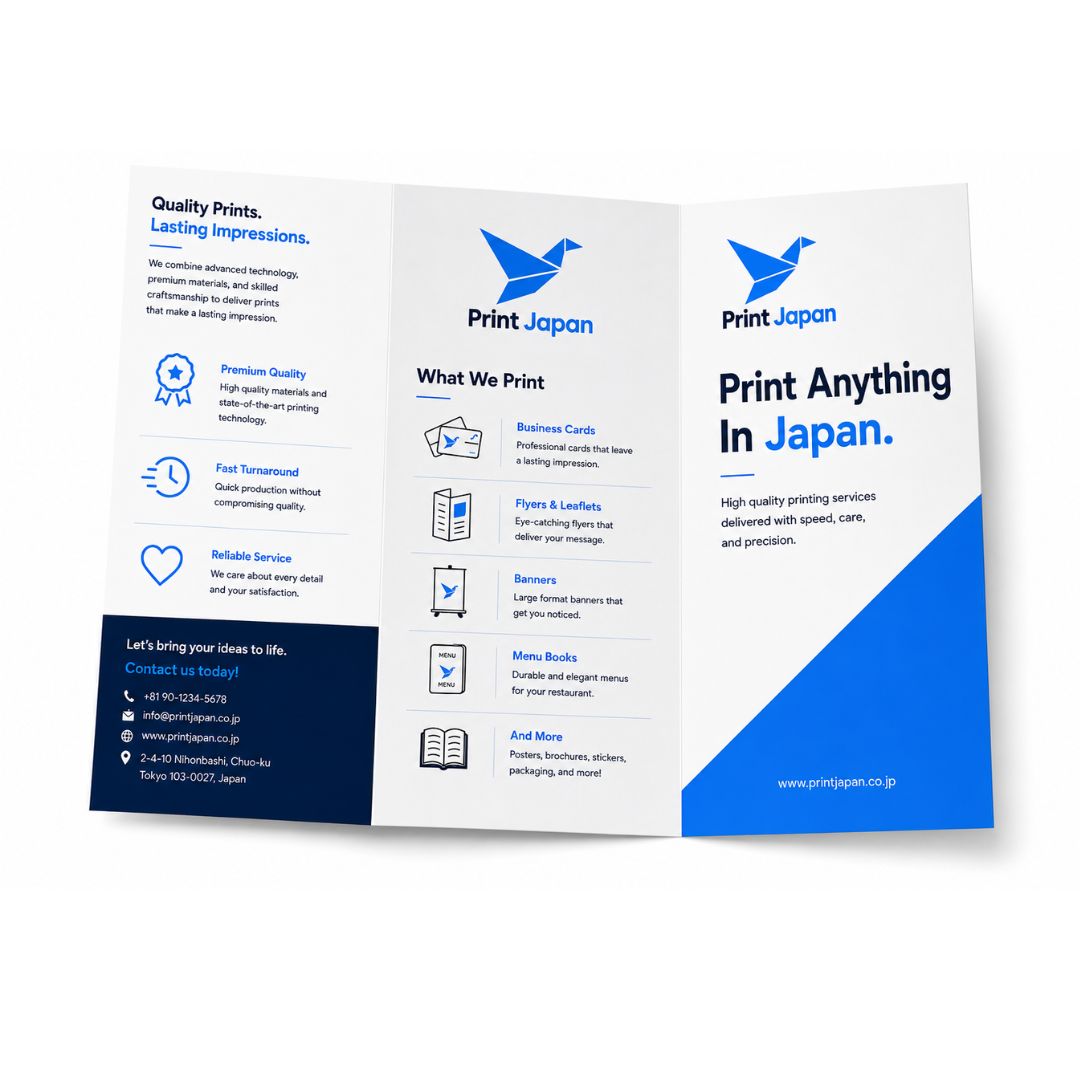 Tri-fold Leaflets