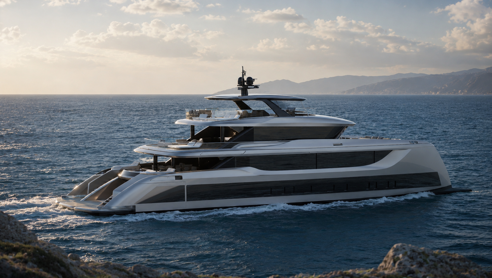 Superyachts · at anchor