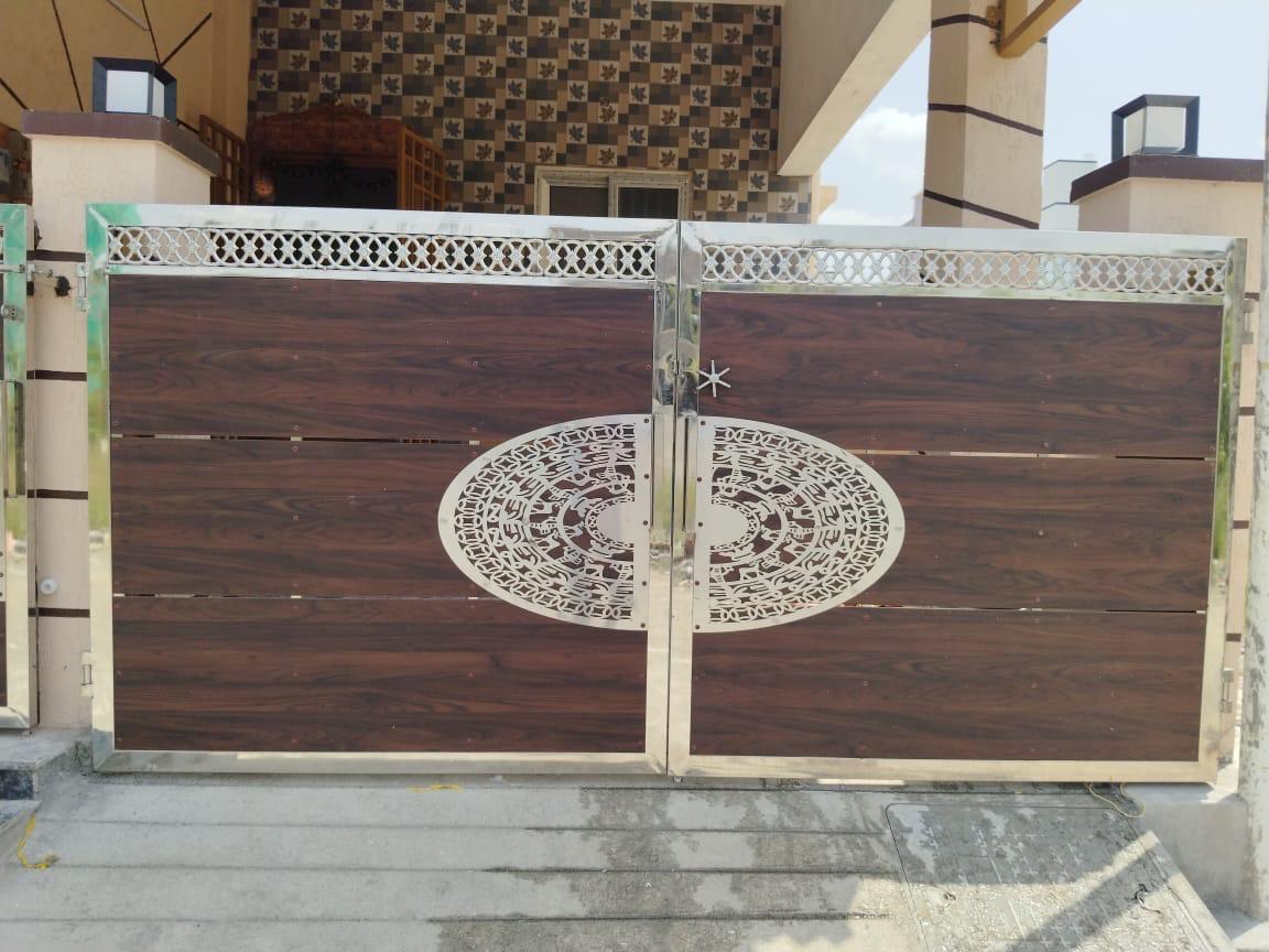 Custom steel gate fabrication Chennai SS 304 by Ramdev Steel