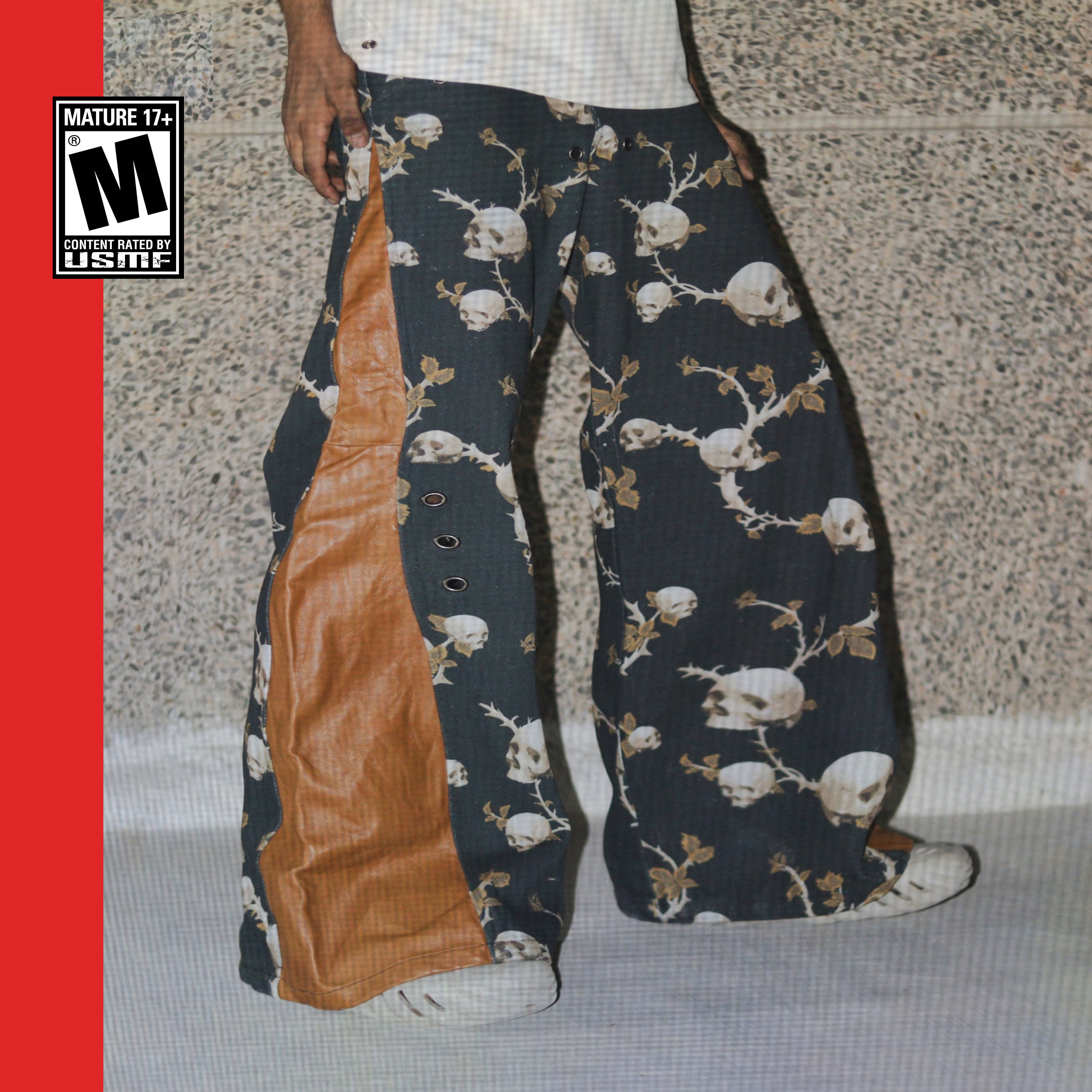"Reaper's Bloom" Skull Pants 5