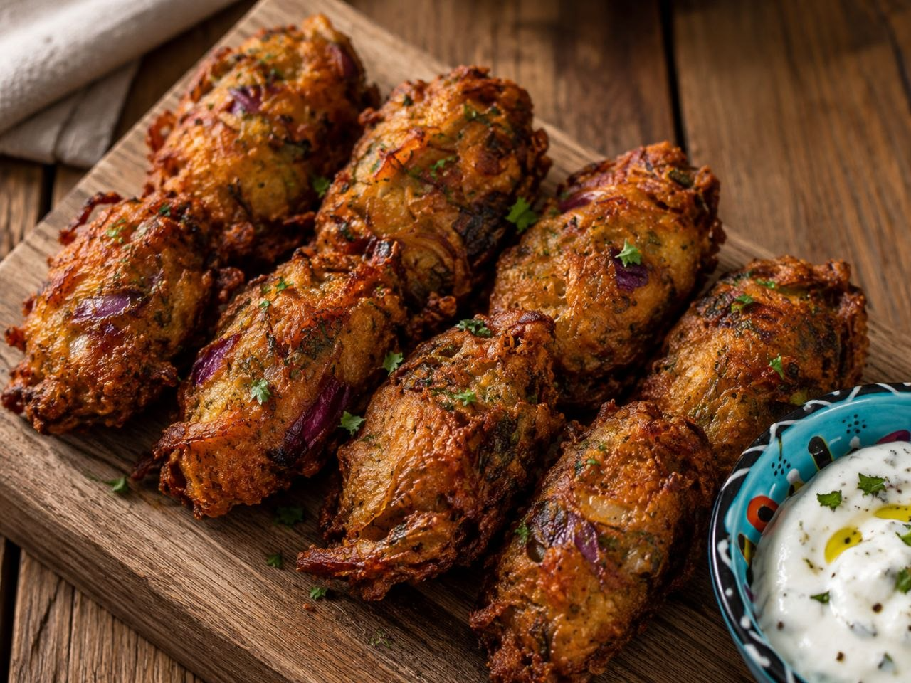 Kremmydokeftedes (Onion Fritters)