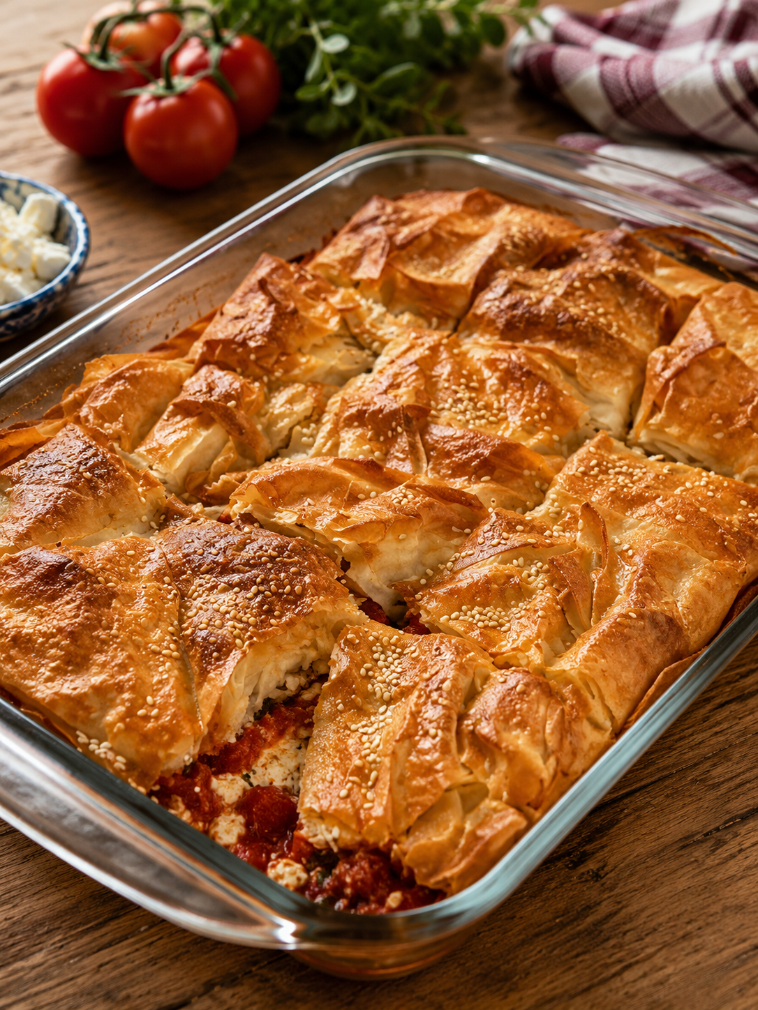 Domatopita (Greek Tomato Pie)