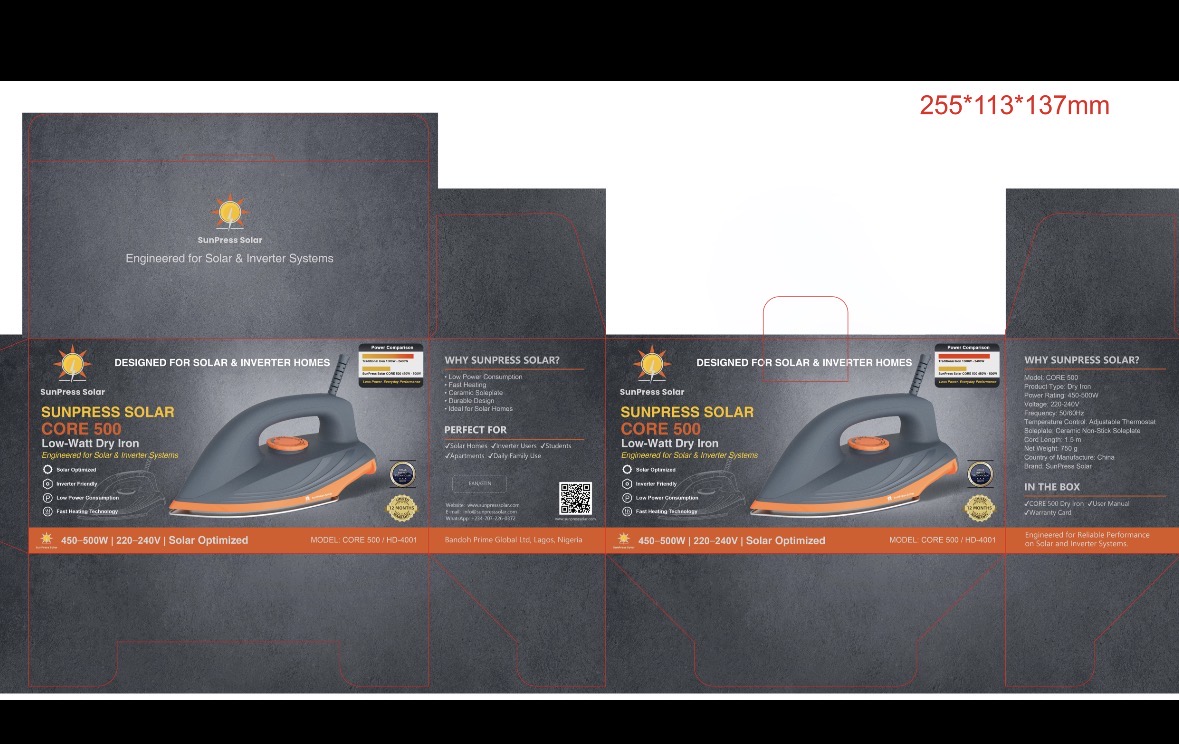 CORE 500 Dry Iron