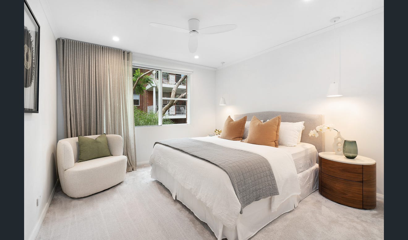 Mosman Apartment Bedroom after renovation