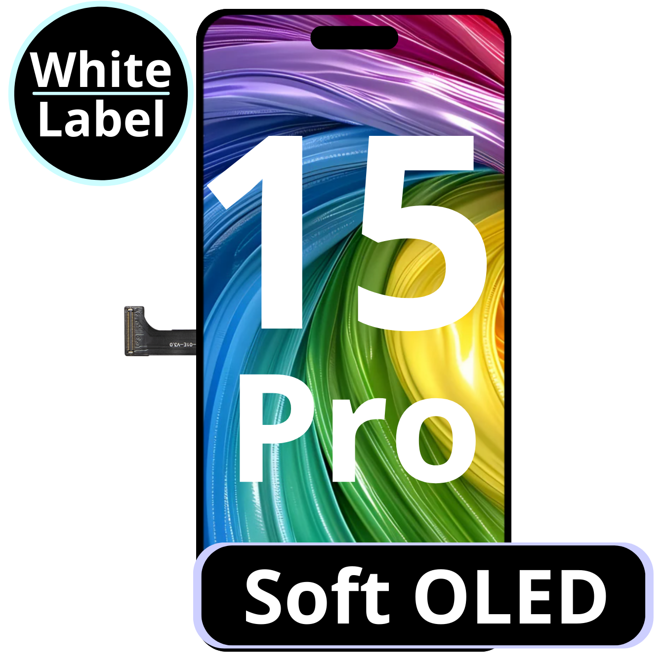 Pantalla Soft OLED iPhone 15 Pro