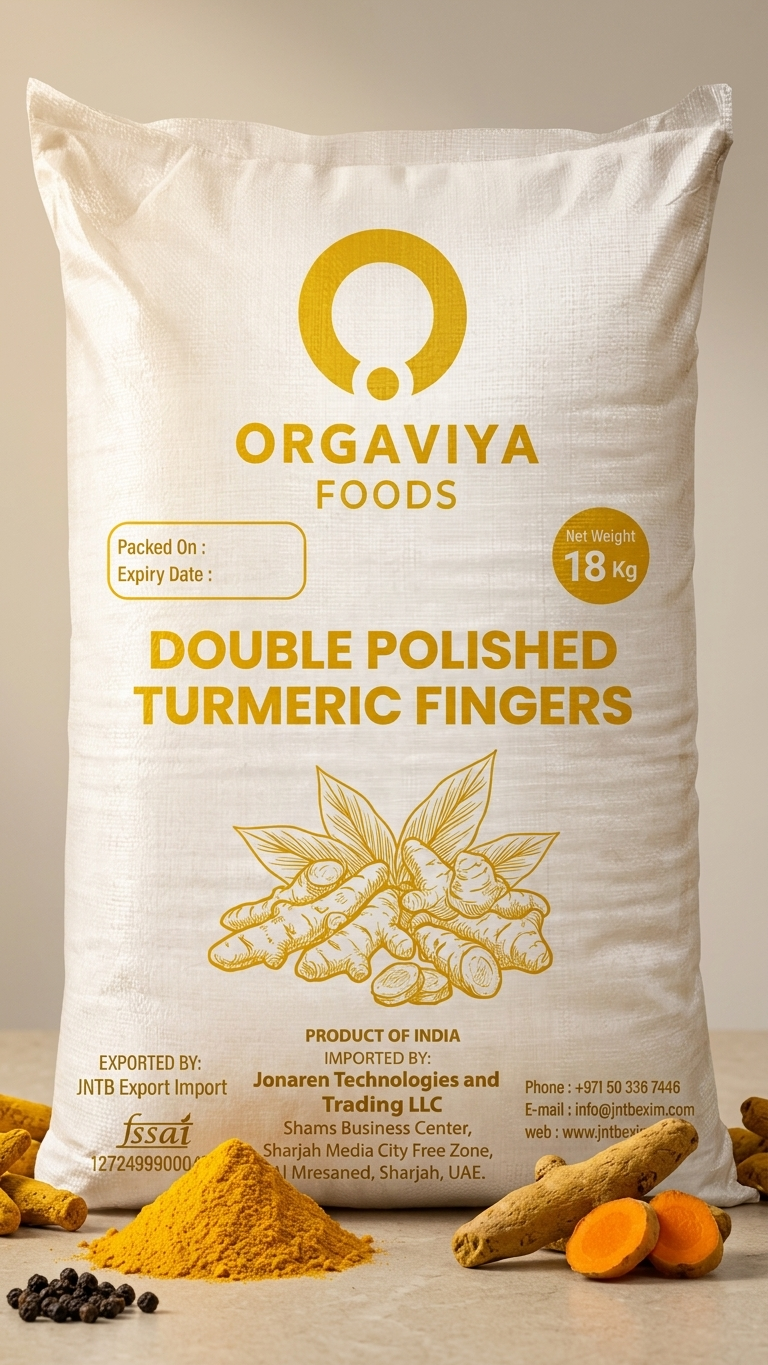 Double Polished Turmeric 18 KG