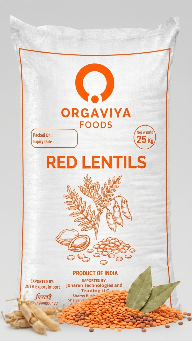 Red Lentils 25 KG