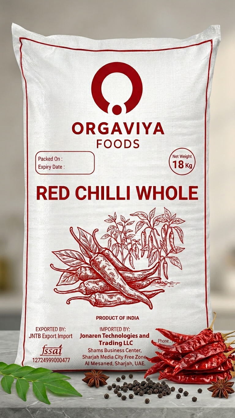 Red Chilli Whole 18 KG