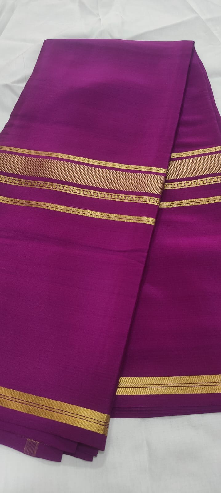 Royal Magenta Silk Saree