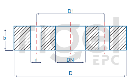 Flanş Teknik Çizim