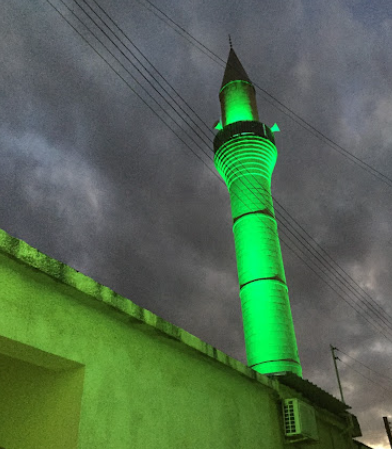 Masjid Minaret at Night