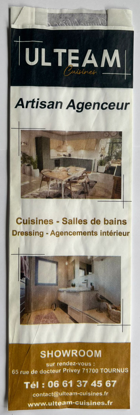 Sac à pain publicitaire Ulteam Cuisines