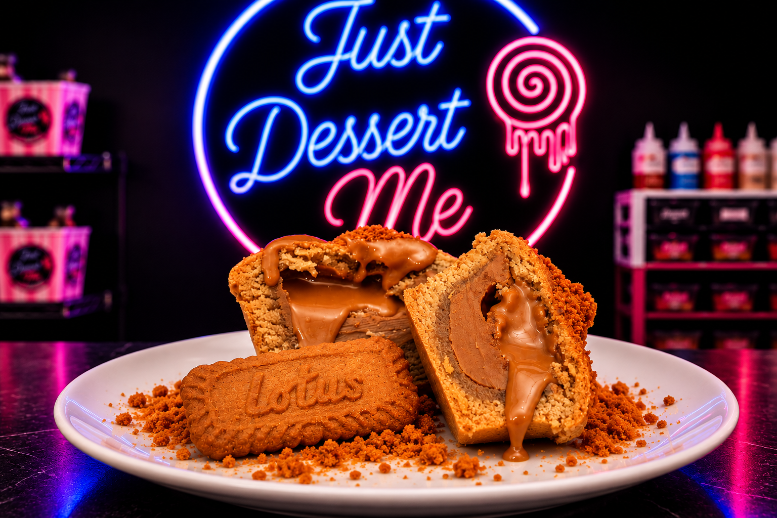 Biscoff Cookie Pie — fresh-baked Cookie Pies Hamilton, made in Hillcrest by Just Dessert Me