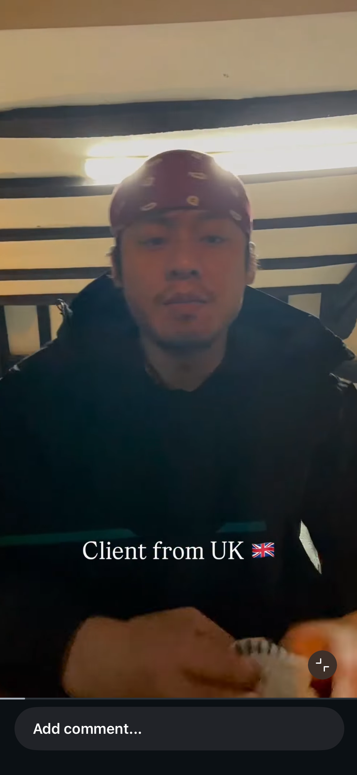 Client from UK 🇬🇧