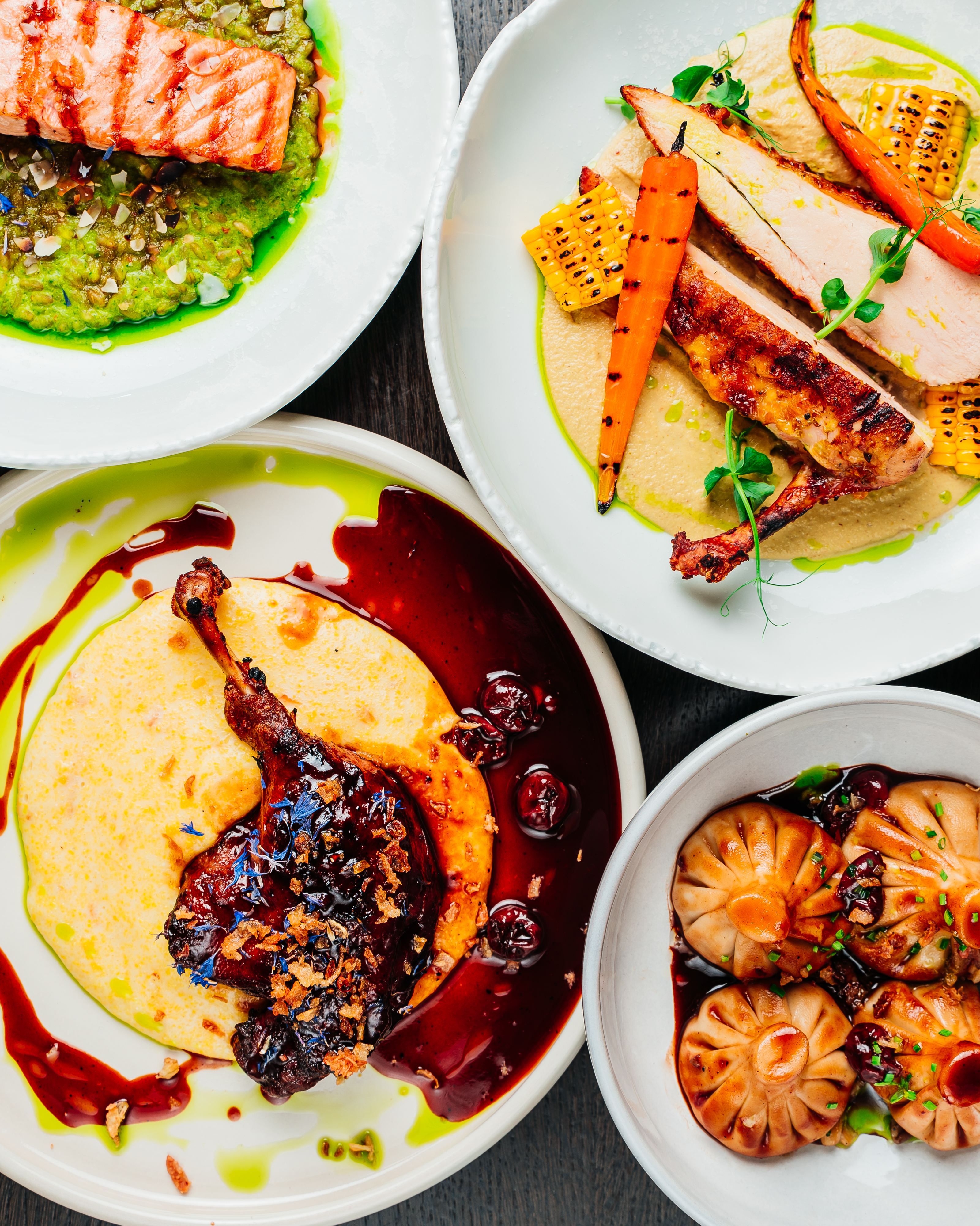 Main courses selection