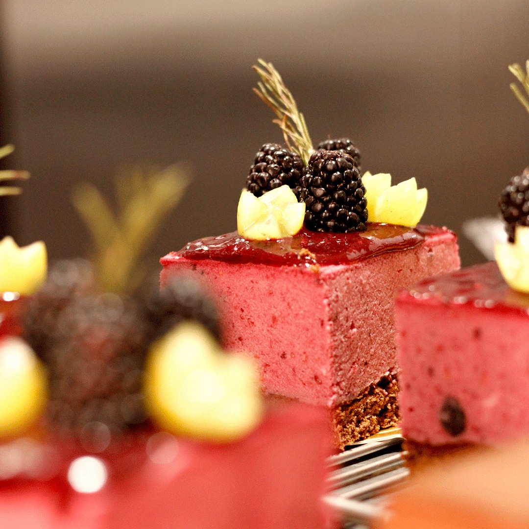 Mousse de frutos rojos