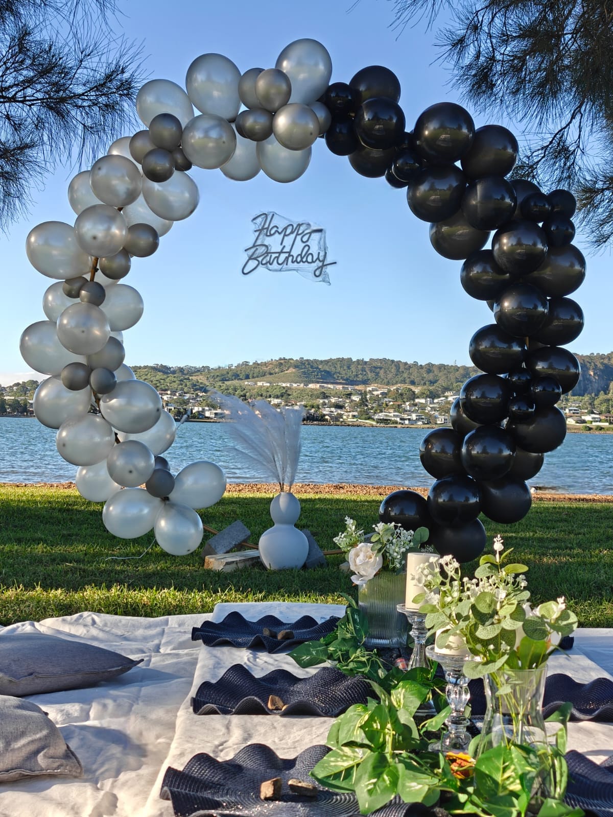 Lakeside Birthday Arch