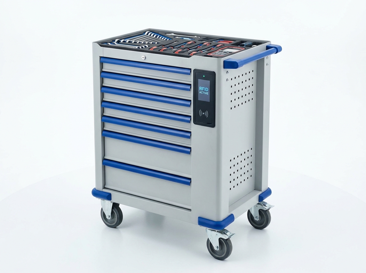 RFID Tool Trolley by HexaHash