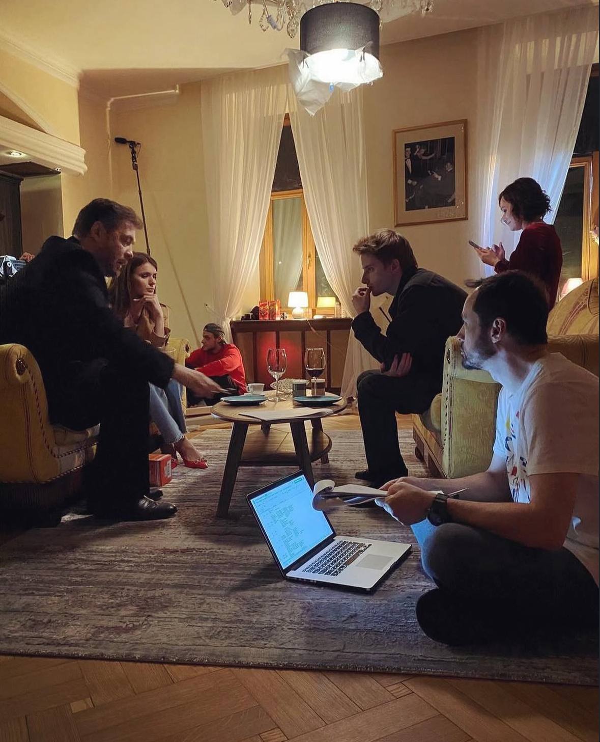 Behind the scenes photograph — Valeriy Rudenko film production, frame 05
