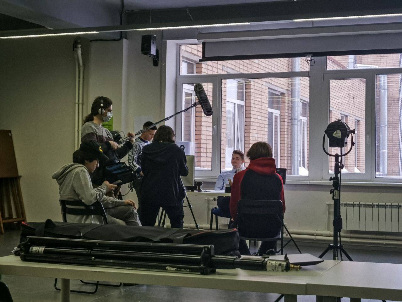 Behind the scenes photograph — Valeriy Rudenko film production, frame 04