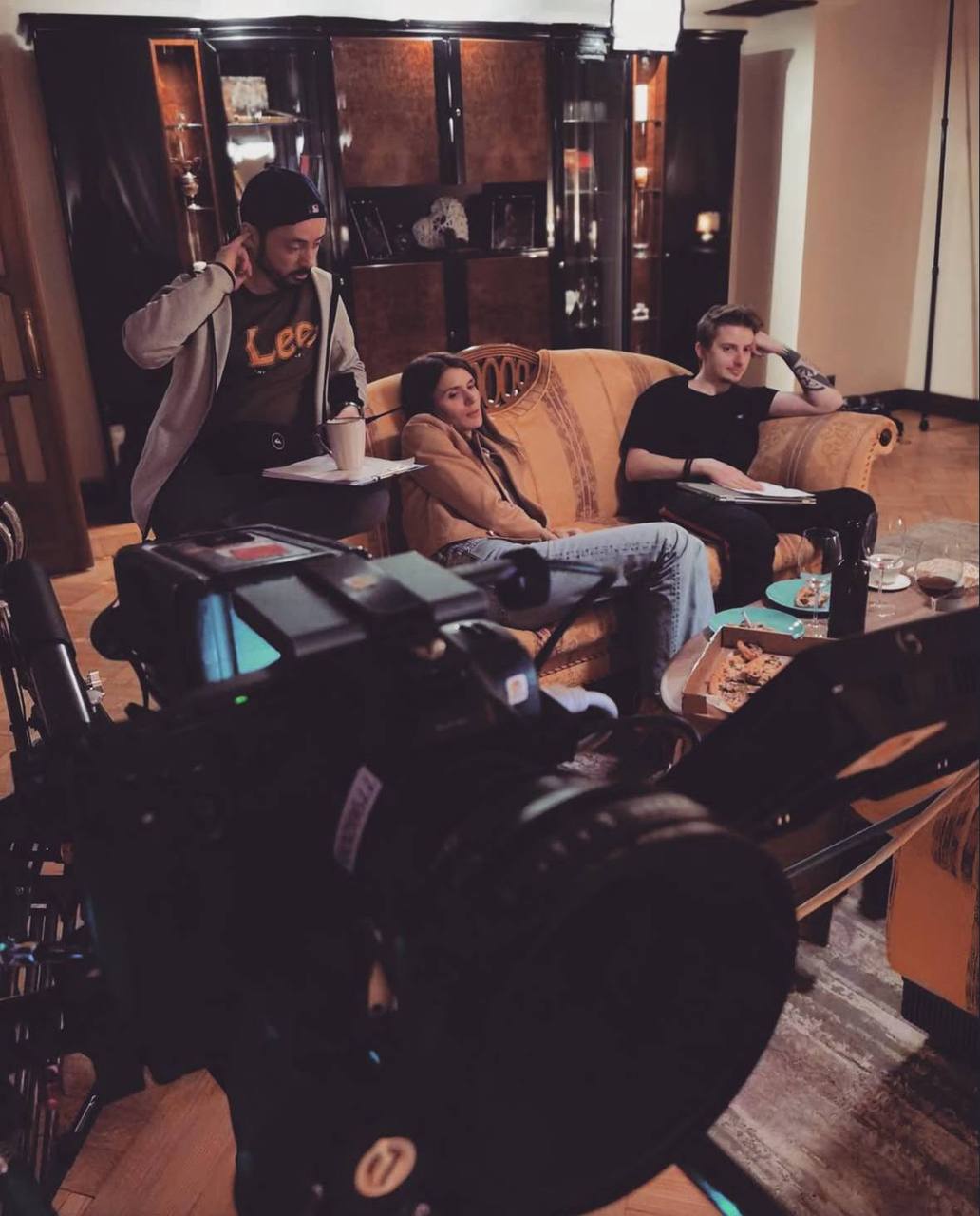 Behind the scenes photograph — Valeriy Rudenko film production, frame 07
