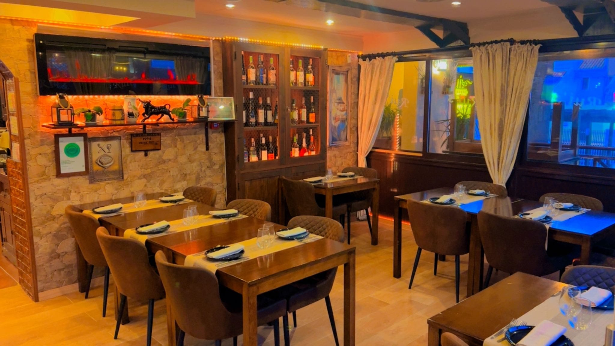 Cozy dining area
